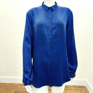 Thomas Pink Silk Printed Button Down Shirt